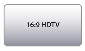 Formato de Projeção 16:9 HDTV